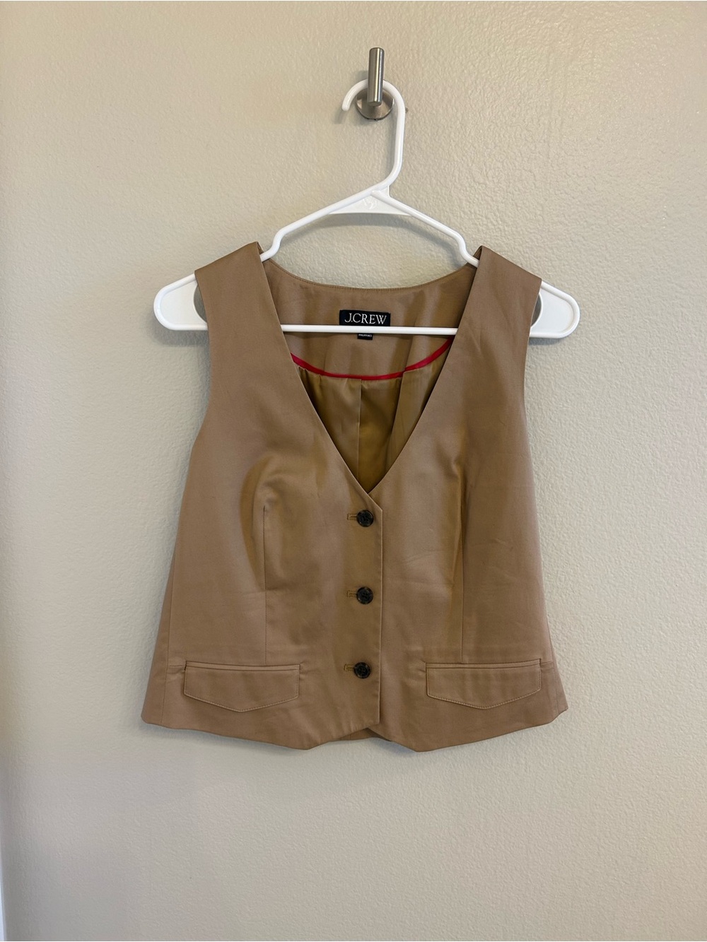 J. Crew Beige Vest